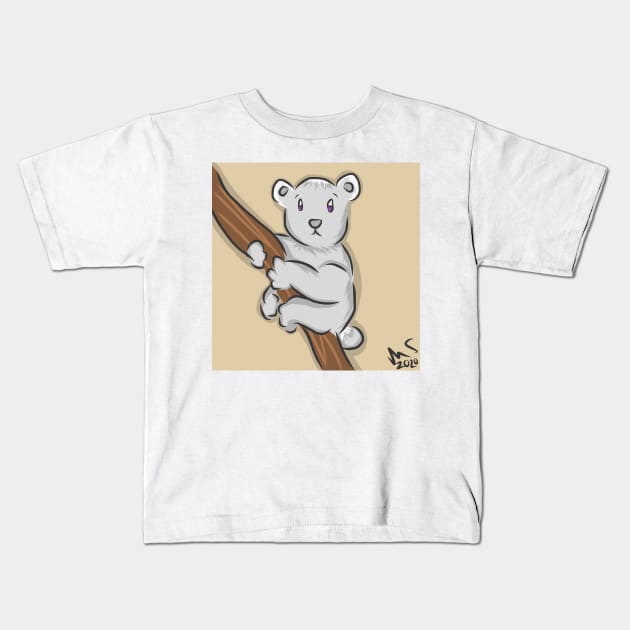 Koala Kids T-Shirt by Thedisc0panda